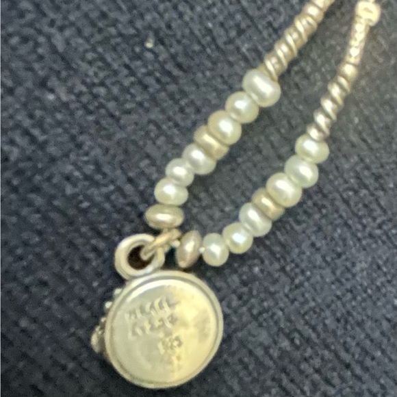 Didae Sterling Silver Pearl Necklace Lovely! - Picture 3 of 3